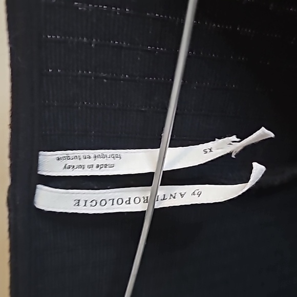 Anthropologie XS long sleeve black shirt - Picture 3 of 6